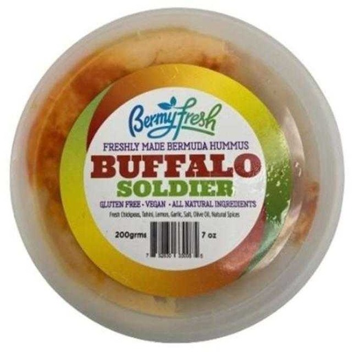 [752830330085] Bermyfresh Hummus Buffalo Soldier 7 oz
