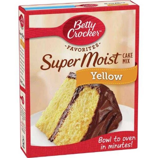 [016000207110] Betty Crocker Yellow Cake Mix 13.25 oz