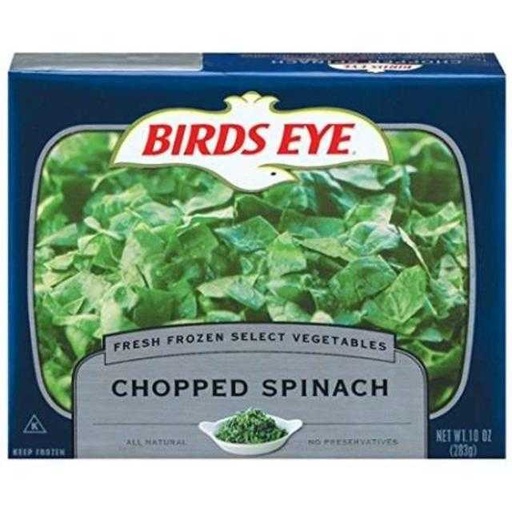 [014500001900] Birds Eye Chopped Spinach 10 oz