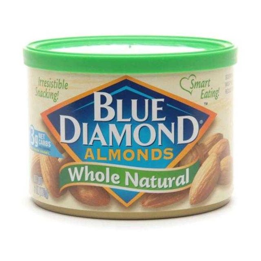 [041570003831] Blue Diamond Almonds Whole Natural 6 oz