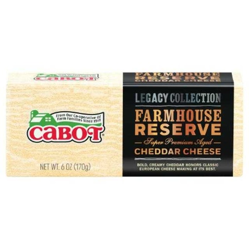 [078354710708] Cabot Farmhouse Reserve Cheddar Cheese 6 oz