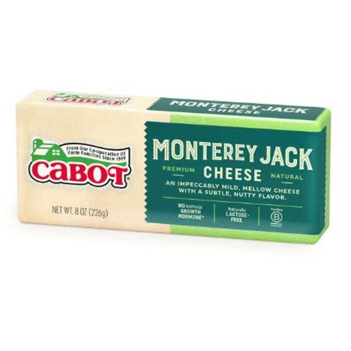 [078354702185] Cabot Monterey Jack Cheese 8 oz