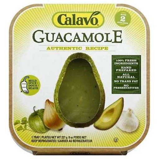 [070740616151] Calavo Guacamole Authentic Recipe 8 oz