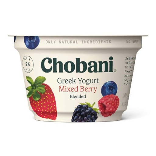 [818290014665] Chobani Greek Yogurt Mixed Berry 5.3 oz