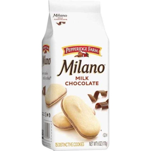 [014100099970] Pepperidge Farm Milano Milk Chocolate Cookies 6 oz