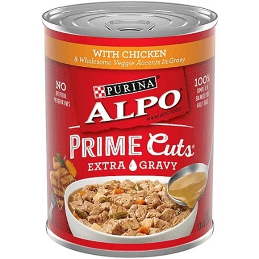 [011132168650] Purina Alpo Chop House Extra Gravy Chicken Dog Food 13 oz