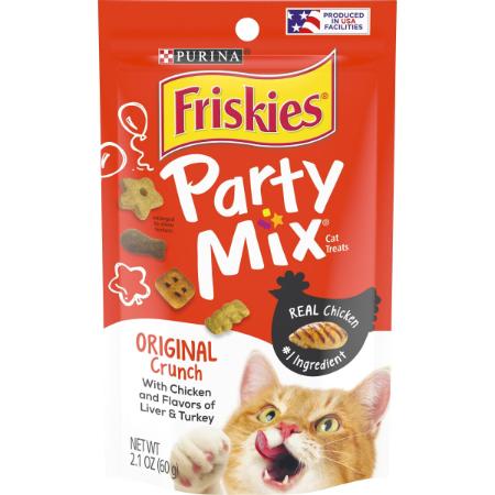 [050000238910] Purina Friskies Party Mix Original Crunch Cat Food 2.1 oz
