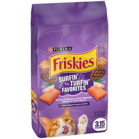 [050000100347] Purina Friskies Surfin' & Turfin' Cat Food 3.15 lb