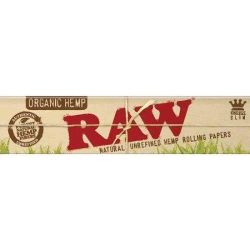 [716165174219] Raw Hemp Rolling Papers Organic King Size 32 ct