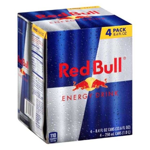 [811800010065] Red Bull Energy Drink 4 ct 8.4 oz