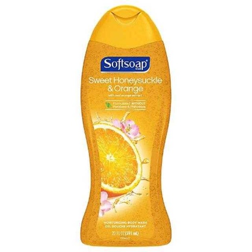 [074182473525] Softsoap Sweet Honeysuckle & Orange Body Wash 20 oz