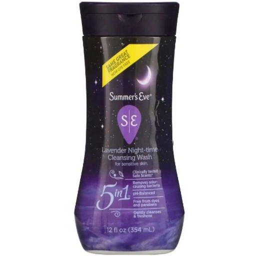 [041608002577] Summer's Eve Lavender Night-Time Cleansing Wash 12 oz