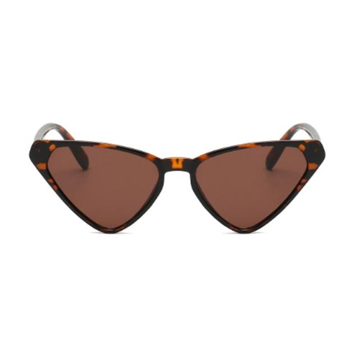 [00000235] Women's Retro Vintage High Pointed Cat Eye Fashion Sunglasses - Tortoise (S1110-C2)