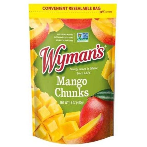 [079900001431] Wyman's Mango Chunks 15 oz