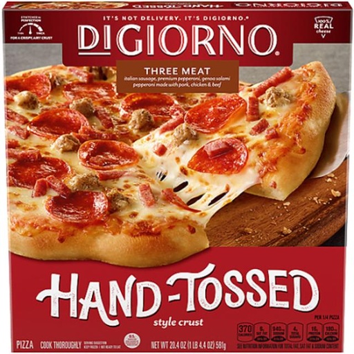 [071921391447ht] Digiorno Three Meat Hand-Tossed Style Crust Pizza 20.4 oz