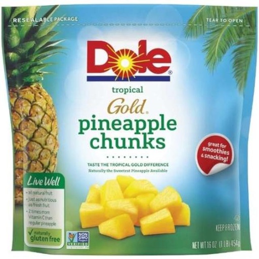 [071202285151] Dole Pineapple Chunks 16 oz
