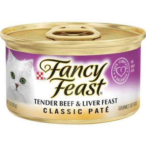 [050000429141] Fancy Feast Tender Beef & Liver Cat Food 3 oz