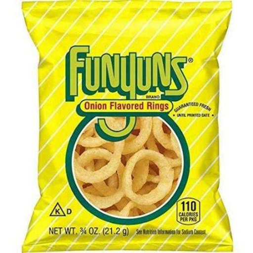 [028400072731] Funyuns Onion Flavored Rings 3/4 oz