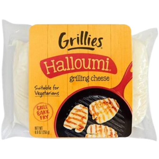 [865390000104] Grillies Halloumi Grilling Cheese 8.8 oz