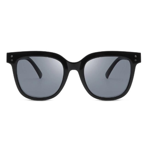 [00000269] Kids Classic Polarized Square Fashion Sunglasses - Black (HKP1008)