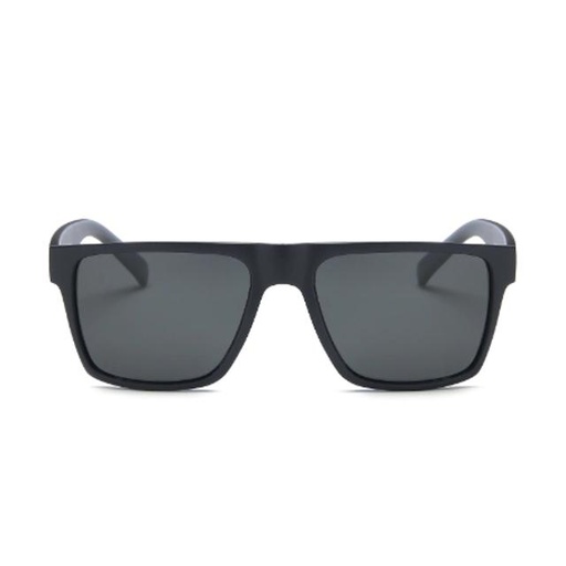 [00000228] Men's Retro Vintage Polarized Square Sunglasses - Matte Blue (P1006-T10-B01)