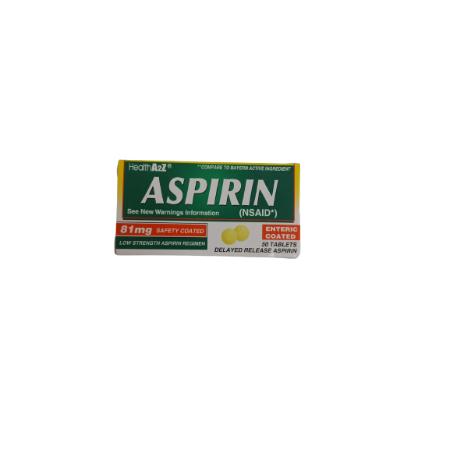 [369168318502] Health A2Z  Asprin Low-Dose 50 ct 81mg