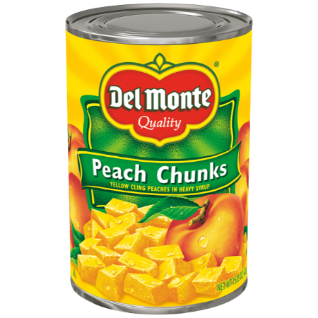 [024000058168] Del Monte Peach Chunks 15.25 oz