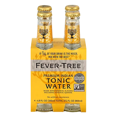 [898195001014] Fever-Tree Premium Indian Tonic Water 4 Pack 6.8 oz