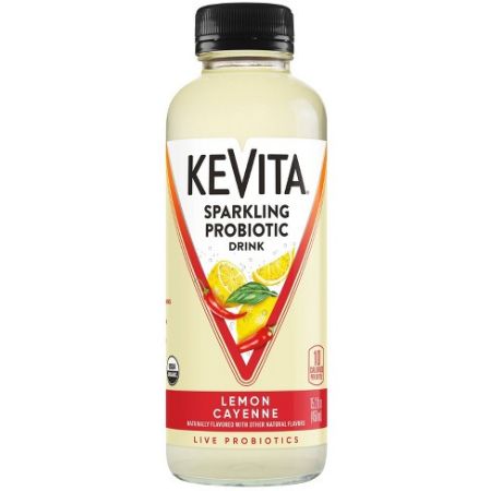 [853311003303] KeVita Master Brew Kombucha Lemon Cayenne 15.2 oz