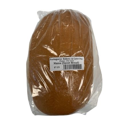 [00000444] Portuguese Bakery Massa (Sweet Bread) 1 ct (Freshly Baked)