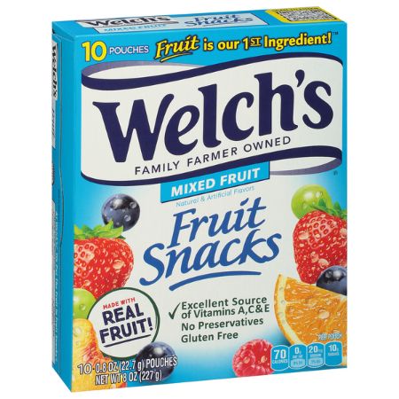 [034856108184] Welch's Mixed Fruit Snacks 8 oz