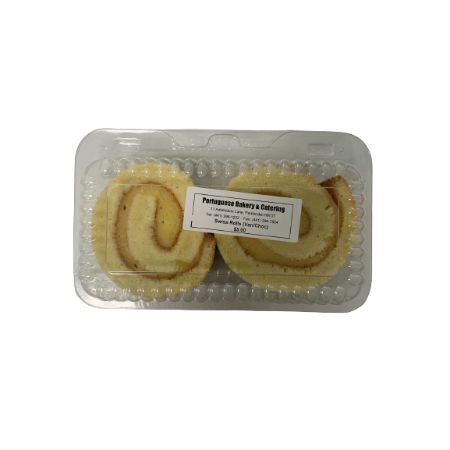 [00000123444] Portuguese Bakery Swiss Rolls Vanilla 2 ct (Freshly Baked)