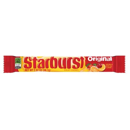 [040000000518] Starburst Fruit Chews Original 2 oz