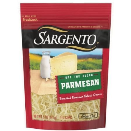 [046100400593] Sargento Shredded Parmesan Natural Cheese 5 oz