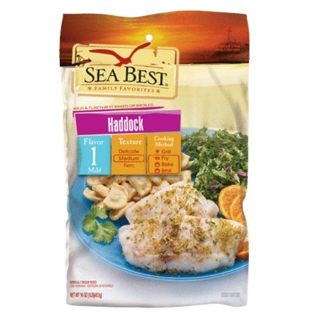 [075391022856] Sea Best Haddock Fillet 1 lb