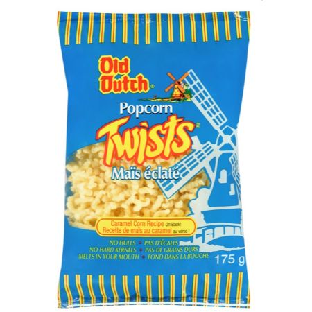 Old Dutch Popcorn Twists Caramel 175 g
