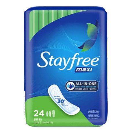 Stayfree Maxi Super without Wings 24 ct