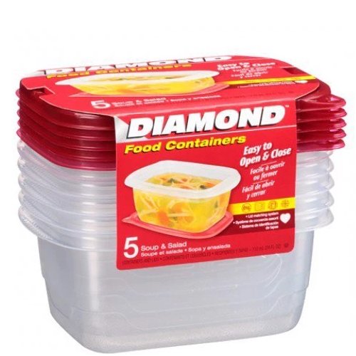 Soup & Salad Food Container 24 fl oz - Diamond