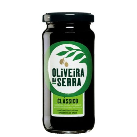 Oliveira Da Serra Classico Dark Whole Green Olives 220 ml