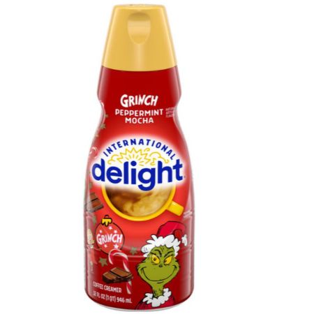 International Delight Grinch Peppermint Mocha Coffee Creamer 32 oz