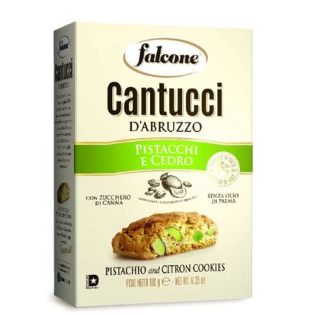 Falcone Cantucci Pistachio and Citron Cookies 6.35 oz