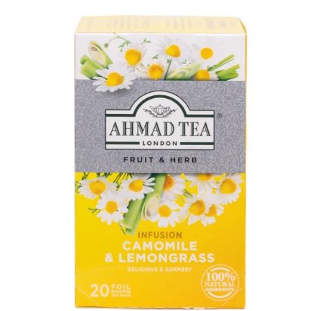 Ahmad Camomile and Lemongrass Tea 20 ct