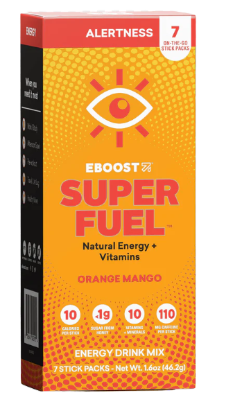 EBoost Super Fuel Natural Energy Vitamins Orange Mango