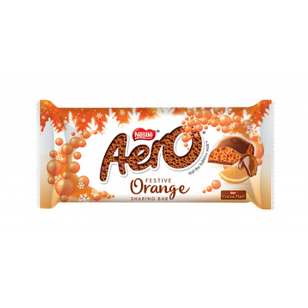 Nestle Aero Festive Orange Block 90 g