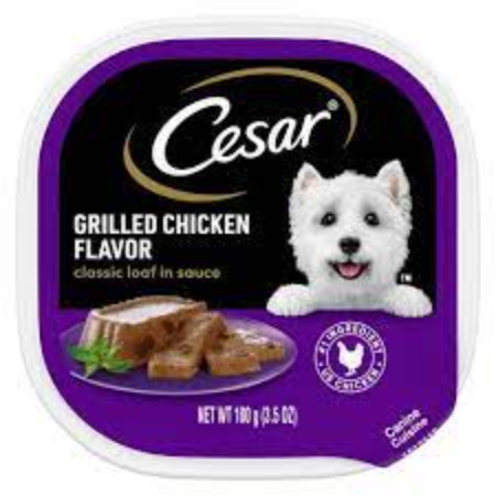 Cesar Grilled Chicken Dog Food 3.5oz