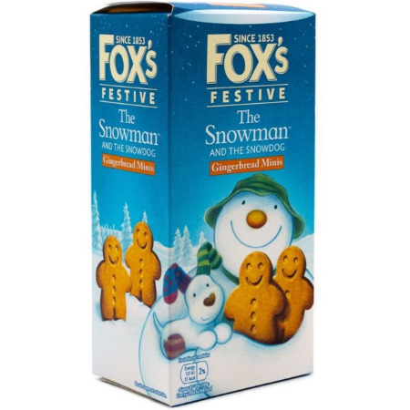 Fox's The Snowman And The Snowdog Gingerbread Minis  100 g