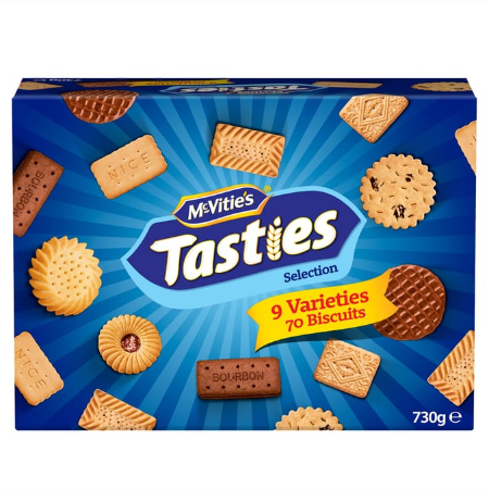 McVitie's Tasties Biscuit Selection 730 g