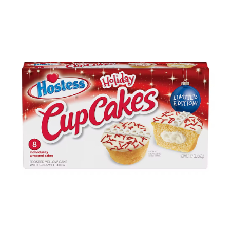 Hostess Holiday Cupcakes 8ct 11.57 oz