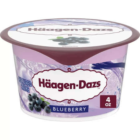 Haagen-Dazs Cultured Creme Blueberry 4 oz