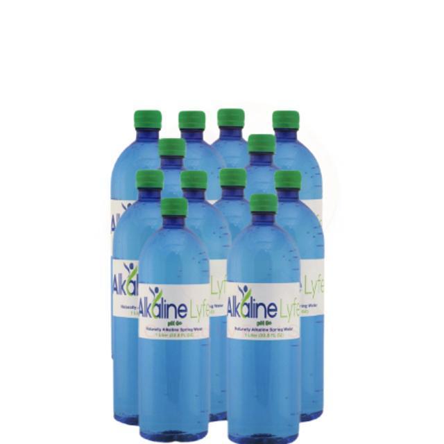Alkaline Lyfe Spring Water 12 Pack 33.8 oz